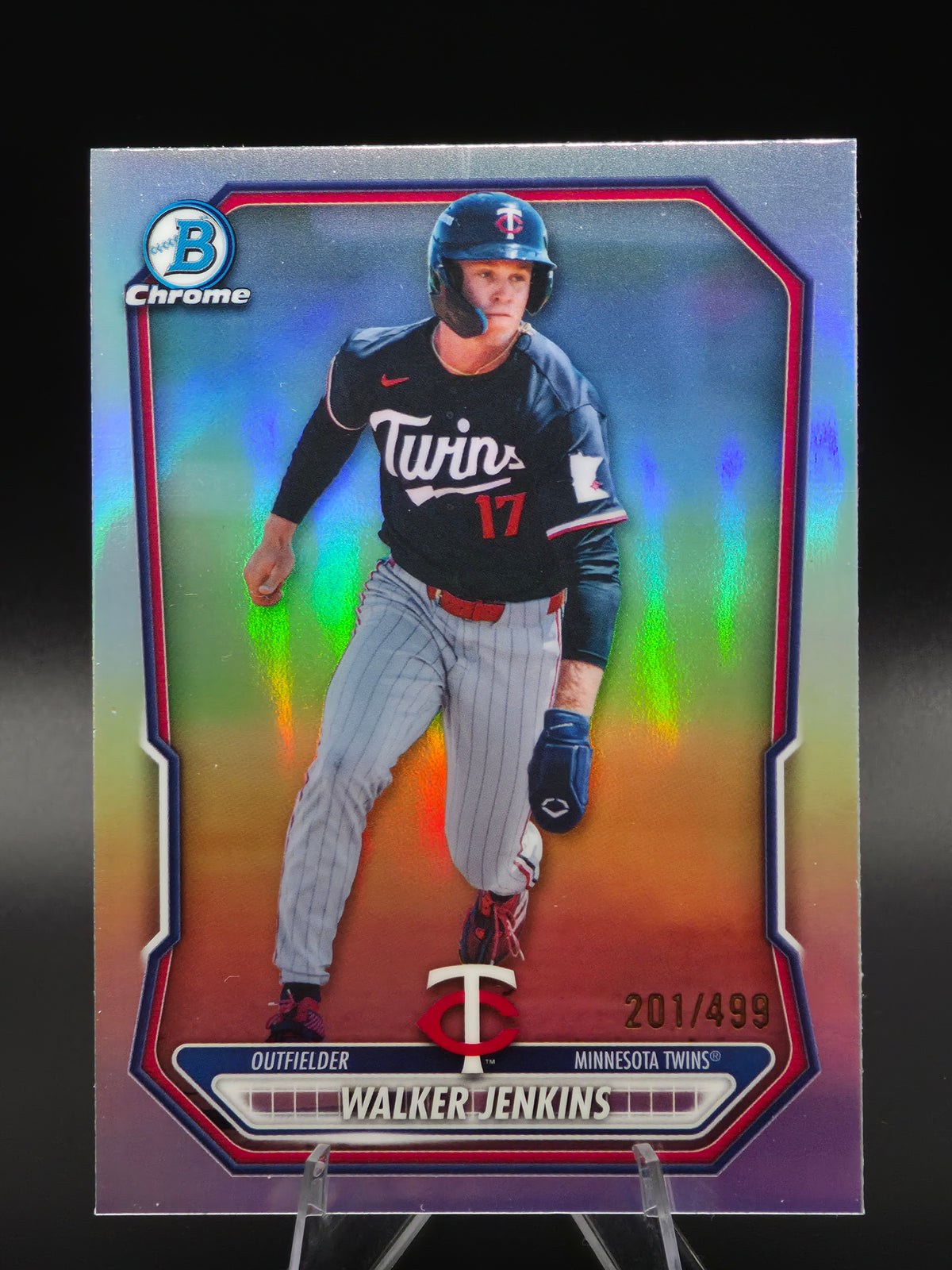 2026 Bowman Chrome Walker Jenkins Refractor 201/499 #BCP-199 Minnesota Twins