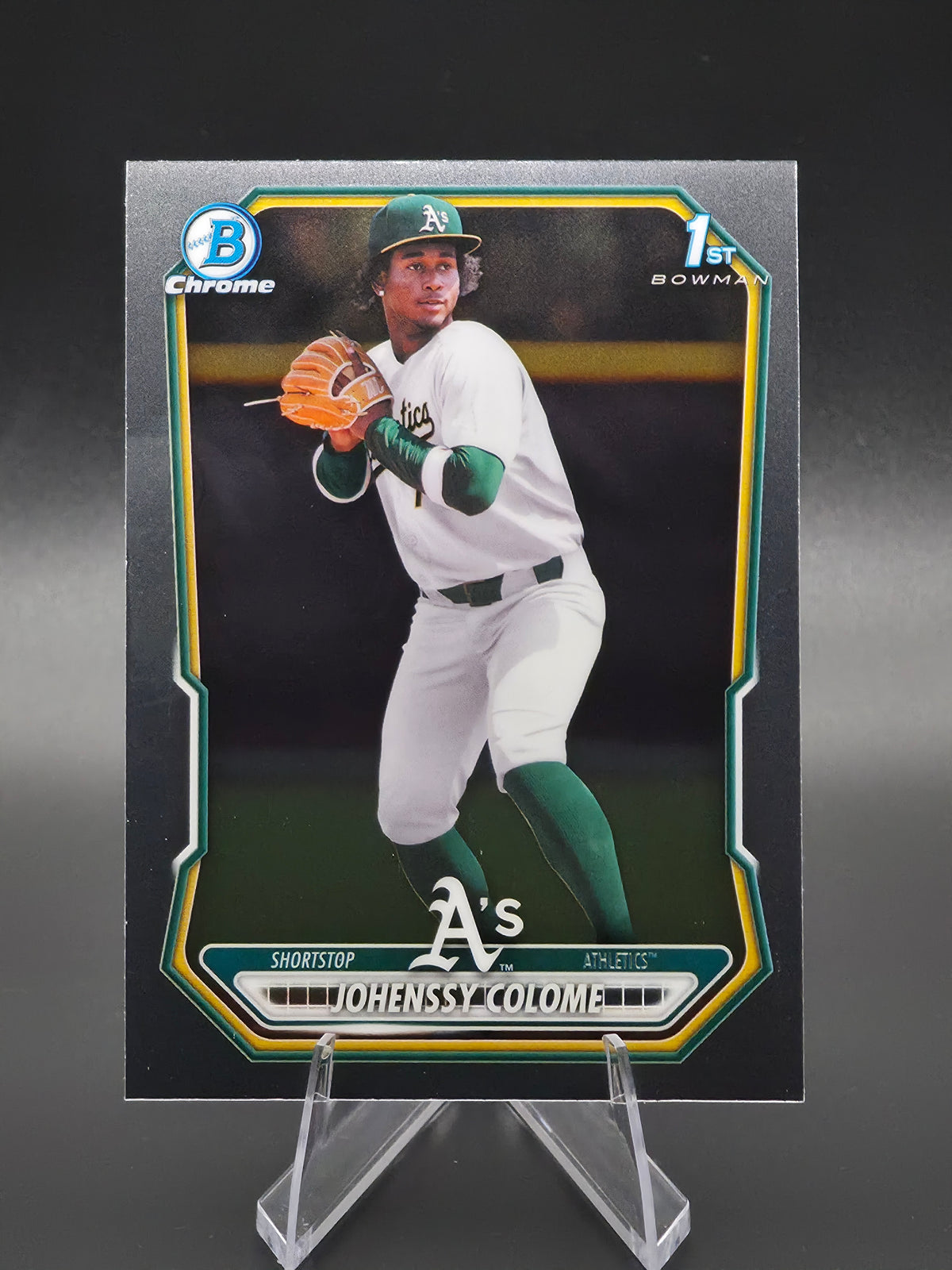 2026 Bowman Chrome Johenssy Colome 1st Bowman #BCP-160 Athletics