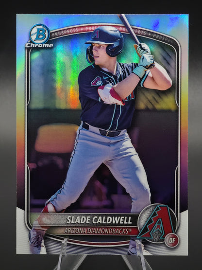 2025 Bowman Draft Chrome Slade Caldwell Refractor #BDC-152 Arizona Diamondbacks