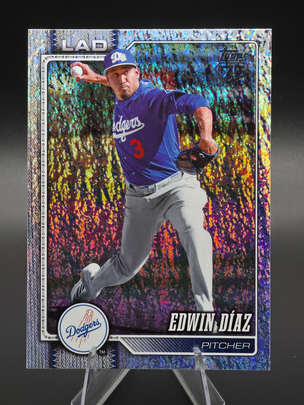 2026 Topps Series 2 Edwin Díaz Holo Foil #506 Los Angeles Dodgers