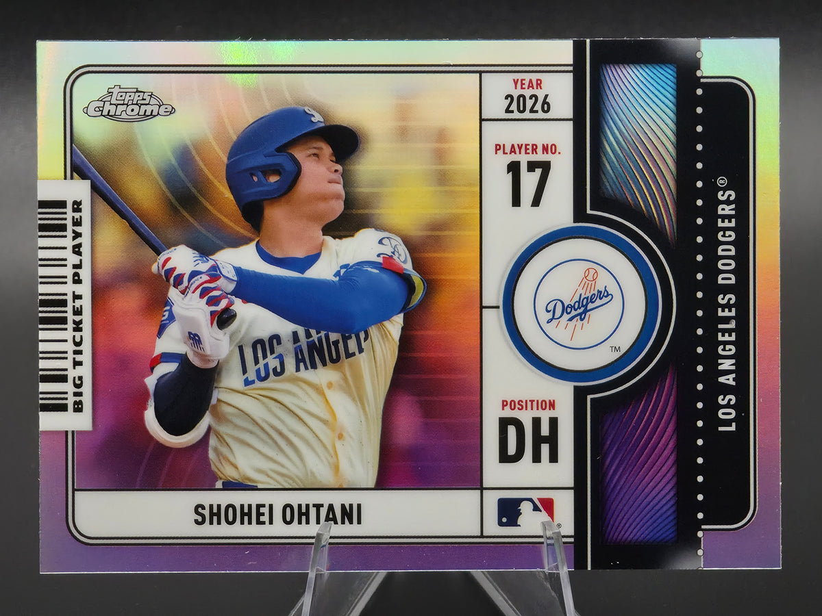 2026 Topps Chrome Shohei Ohtani Big Ticket Player #BTP-3 Los Angeles Dodgers