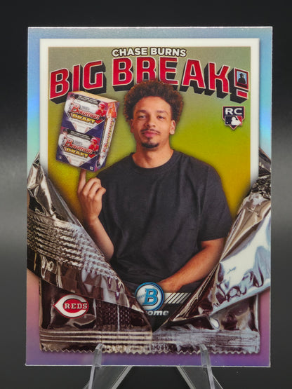 2026 Bowman Chrome Chase Burns RC Big Break #BB-5 Cincinnati Reds