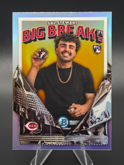2026 Bowman Chrome Sal Stewart RC Big Break #BB-18 Cincinnati Reds