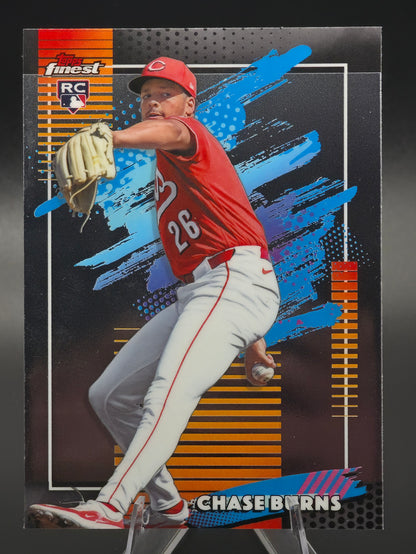 2026 Topps Finest Chase Burns RC Uncommon #194 Cincinnati Reds