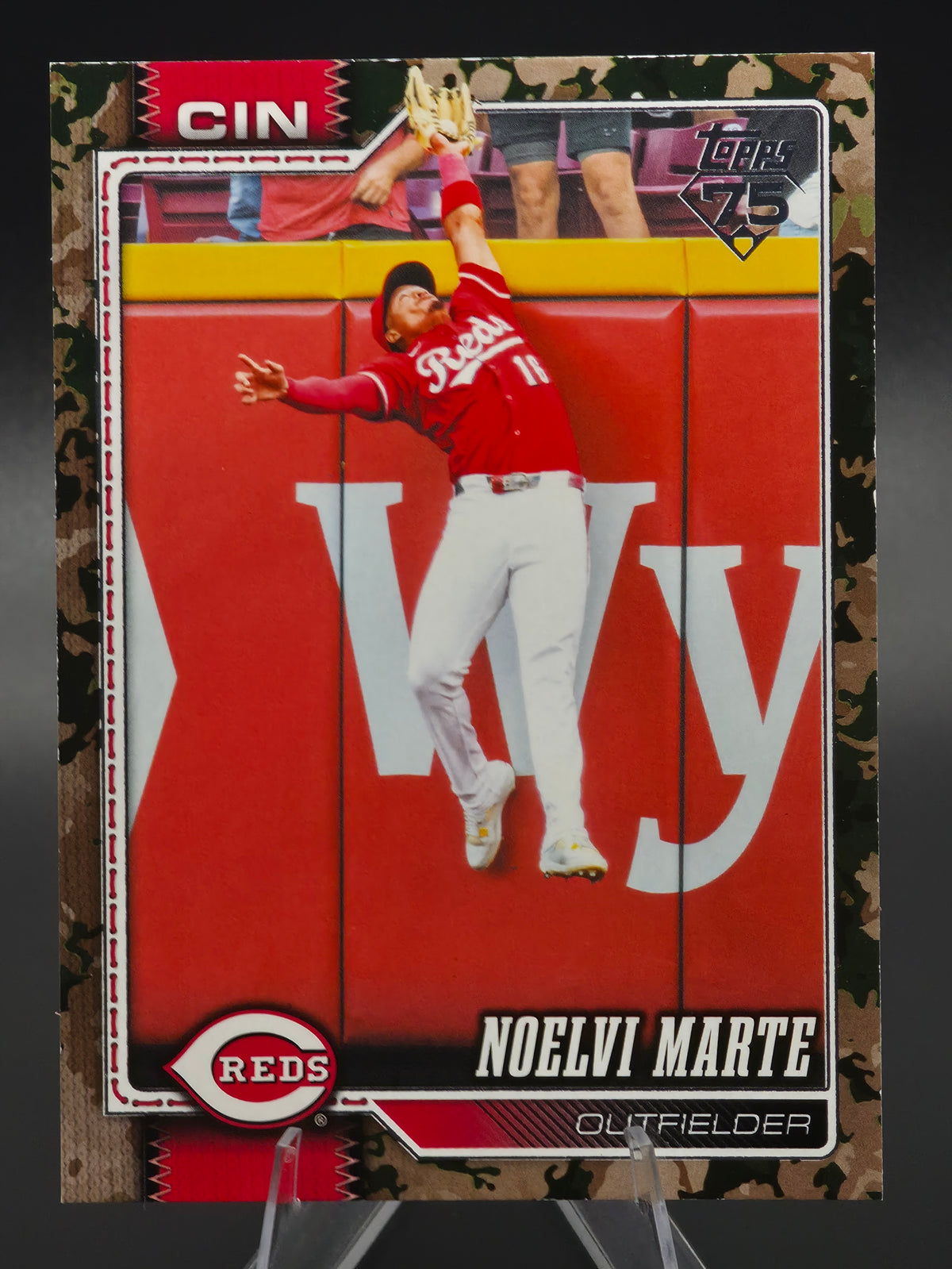 2026 Topps Series 2 Noelvi Marte Camo 06/25 #687 Cincinnati Reds