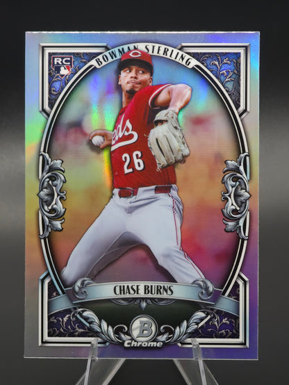 2026 Bowman Chrome Chase Burns RC Bowman Sterling #BSI-10 Cincinnati Reds
