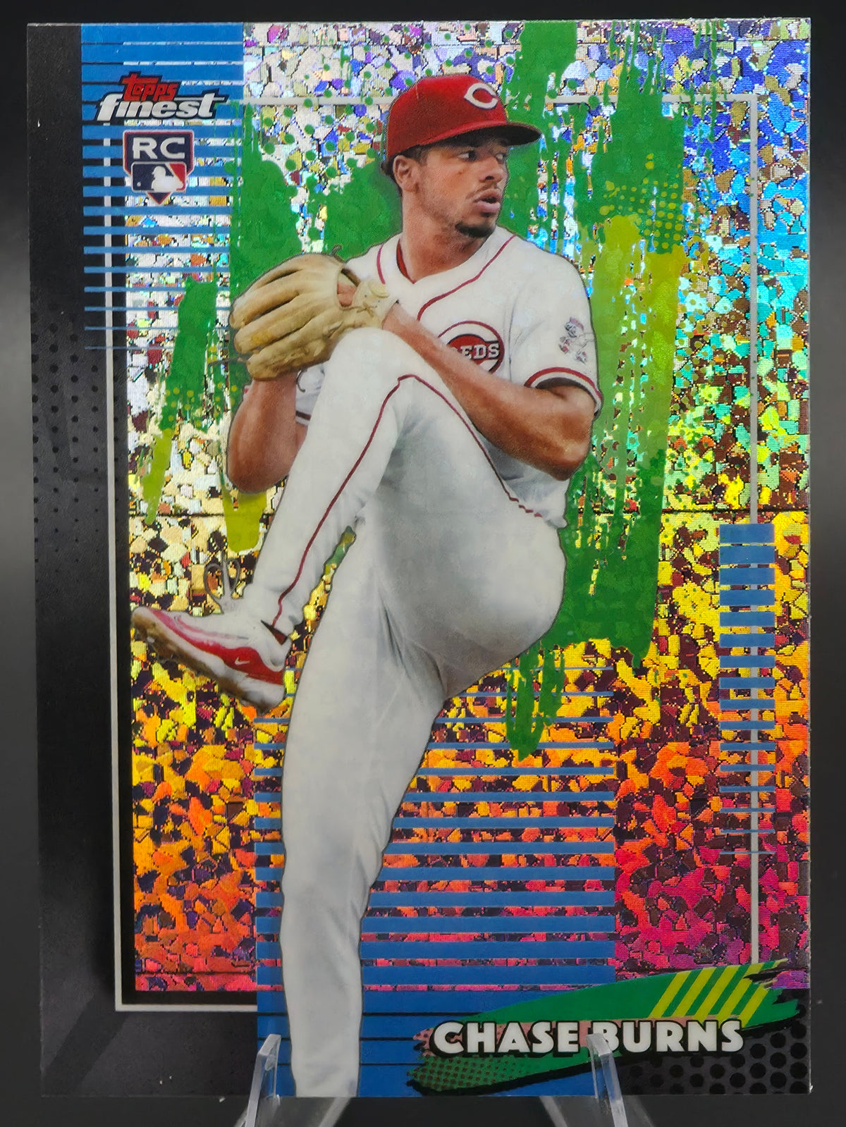 2026 Topps Finest Chase Burns RC Refractor #76 Cincinnati Reds