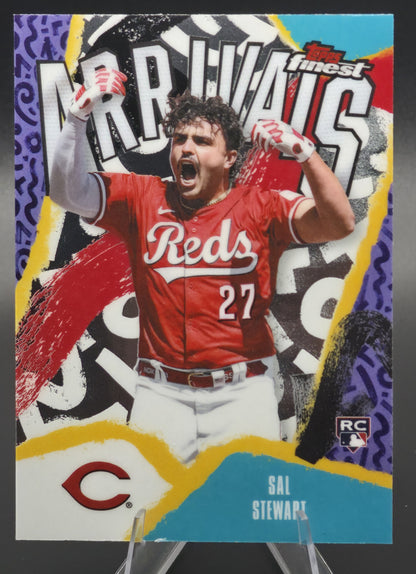 2026 Topps Finest Sal Stewart RC Arrivals #A-11 Cincinnati Reds