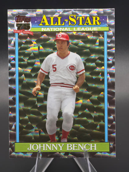 2026 Topps Johnny Bench 1991 Topps All-Star Silver Foil #91AS-47 Cincinnati Reds
