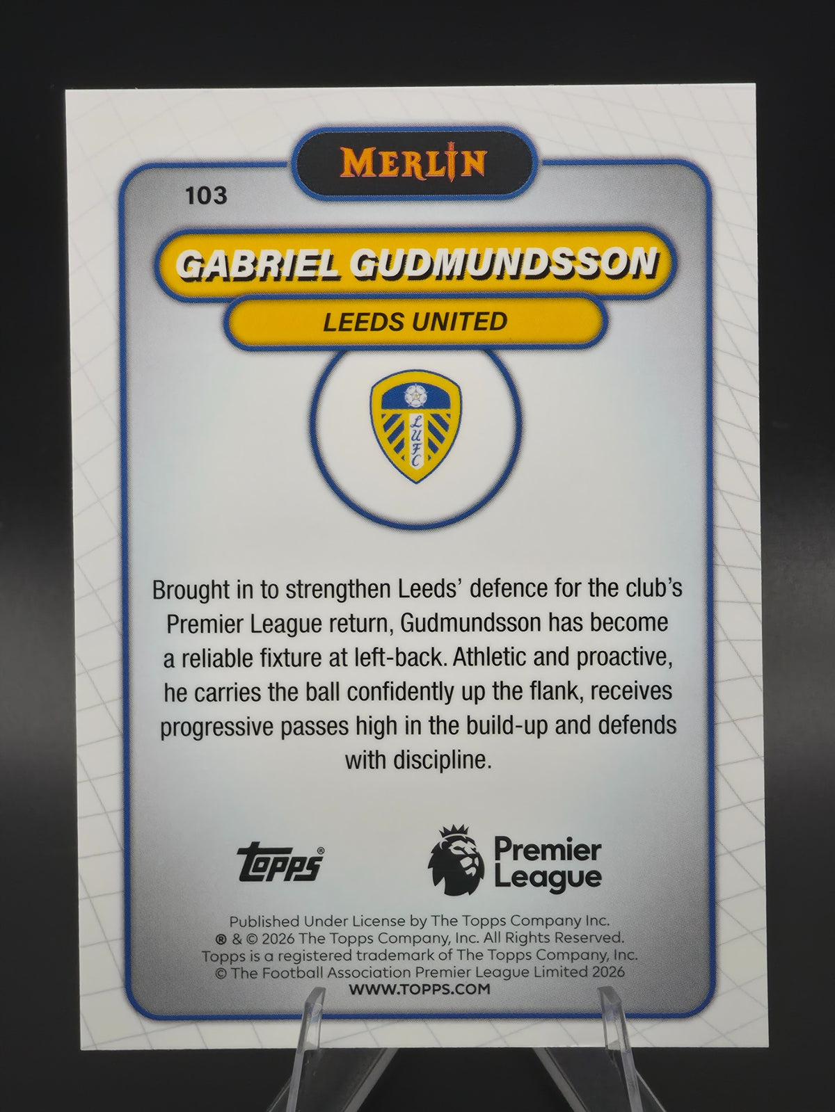 Card back photo