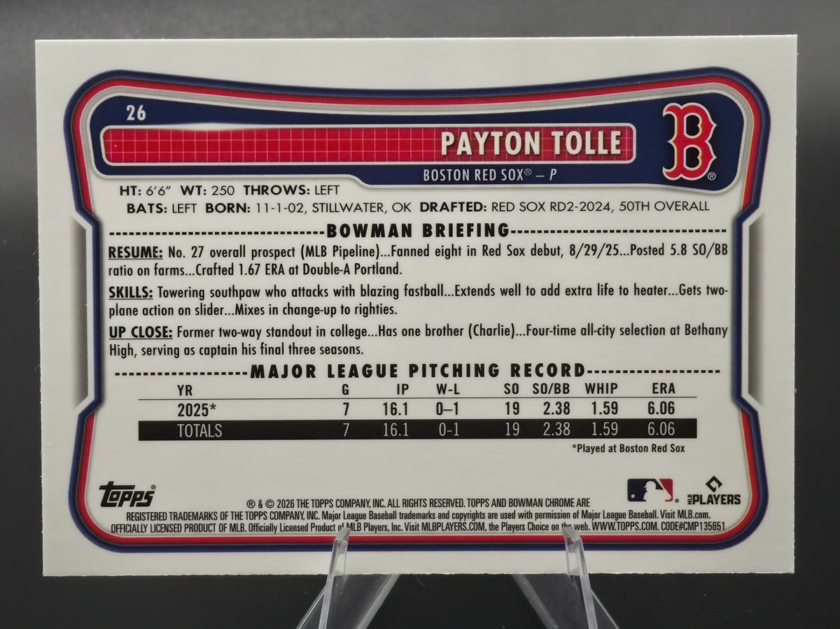 Card back photo