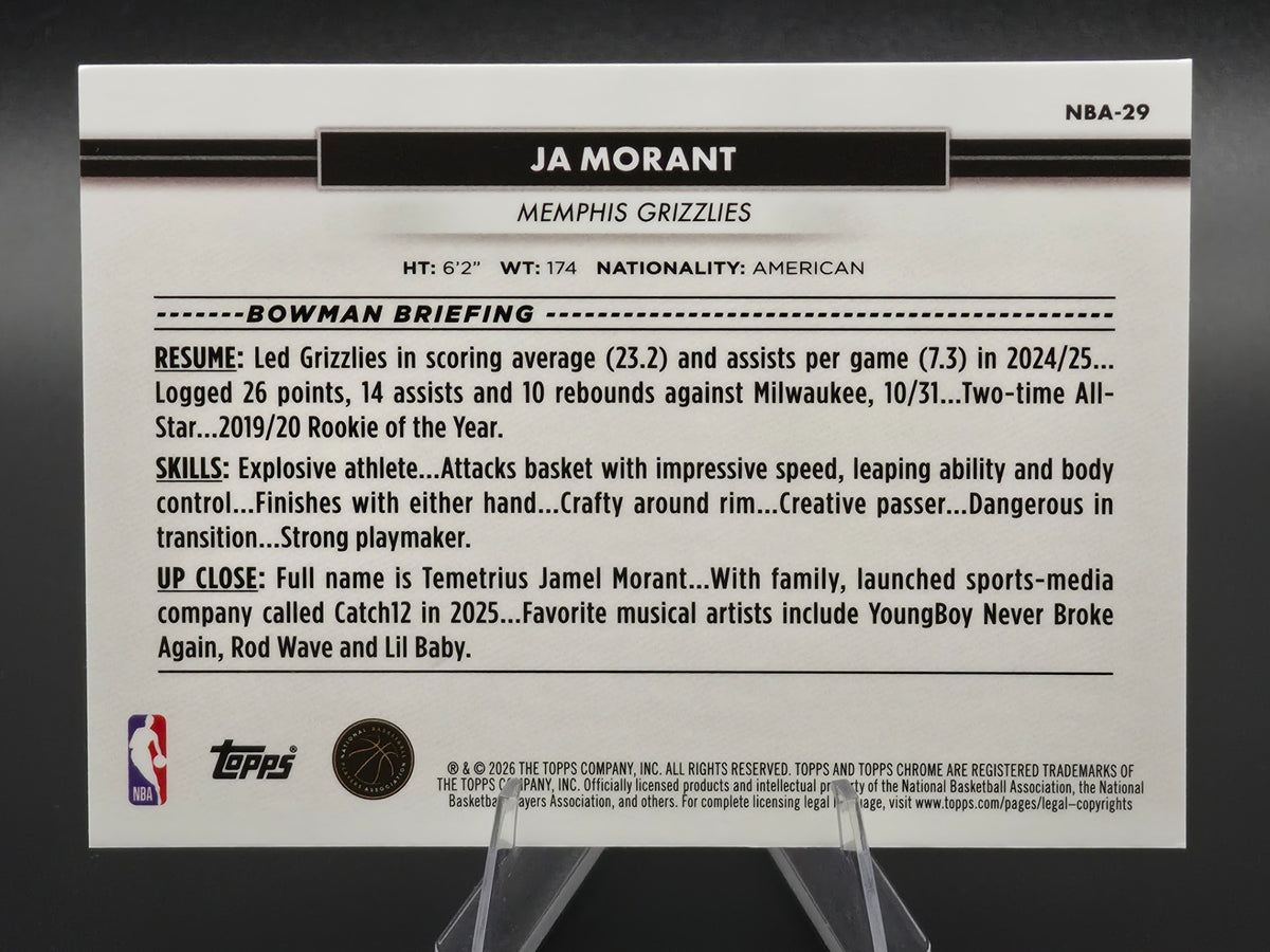 Card back photo