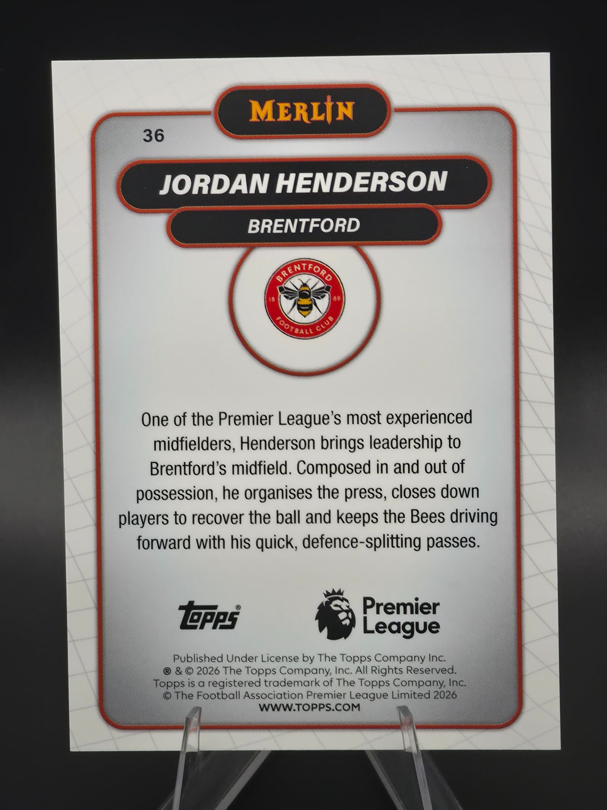 Card back photo