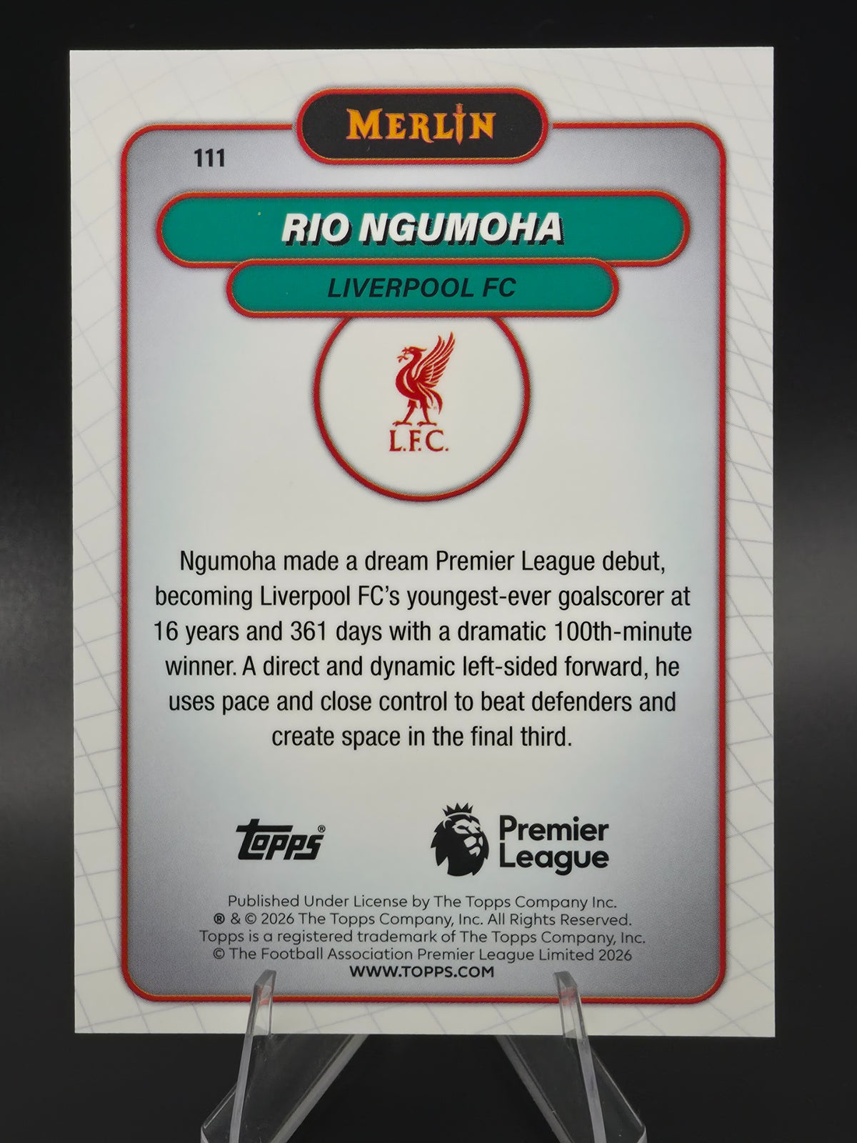 Card back photo