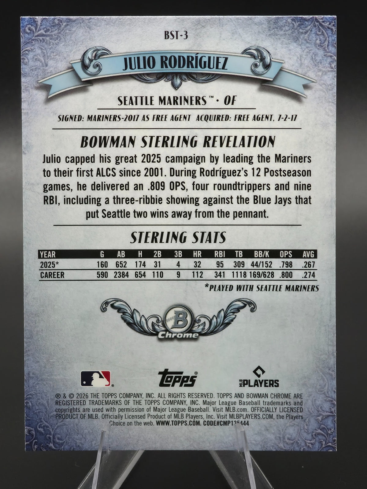 Card back photo