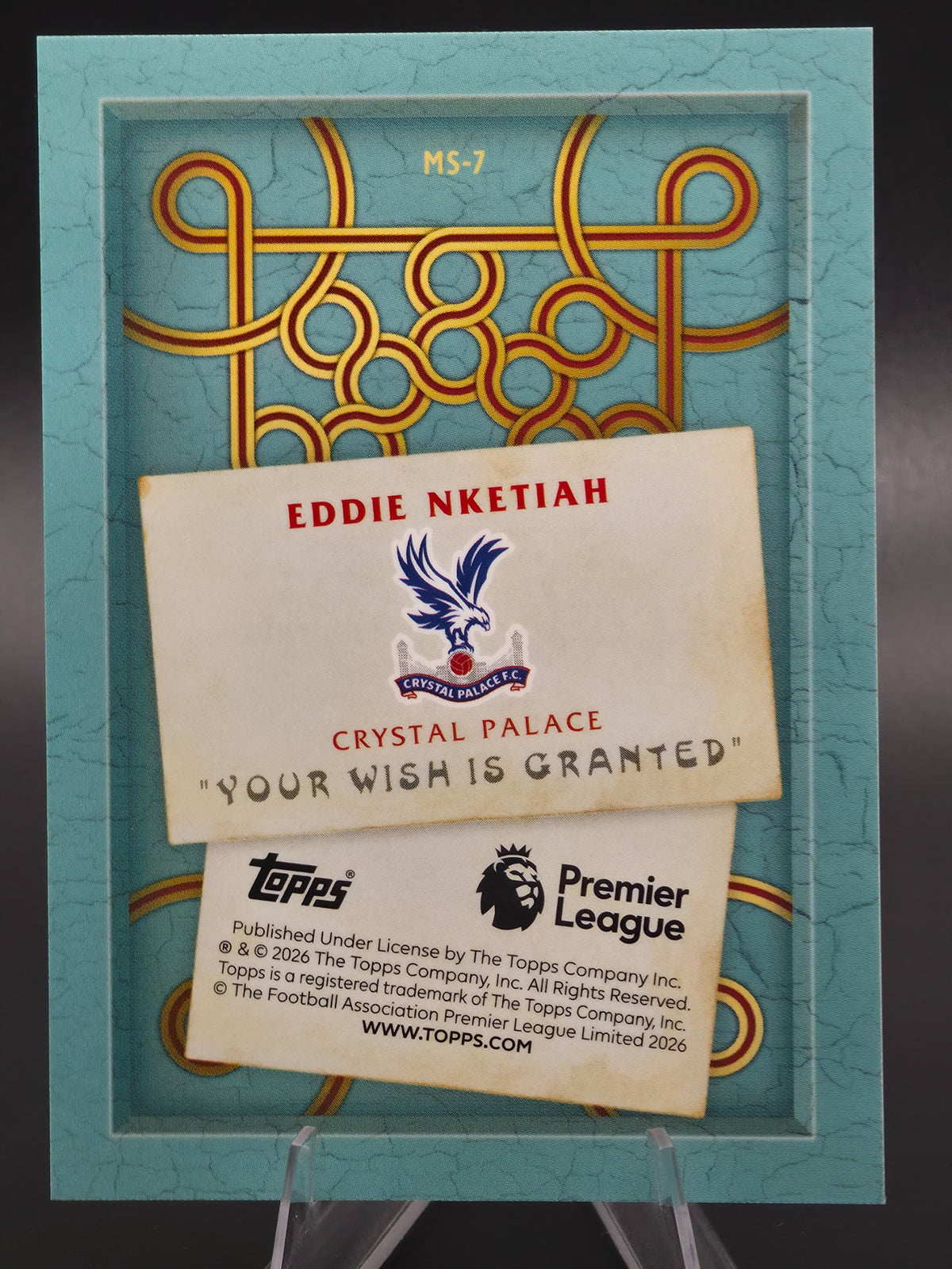 Card back photo