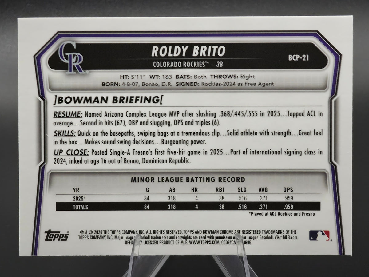 Card back photo