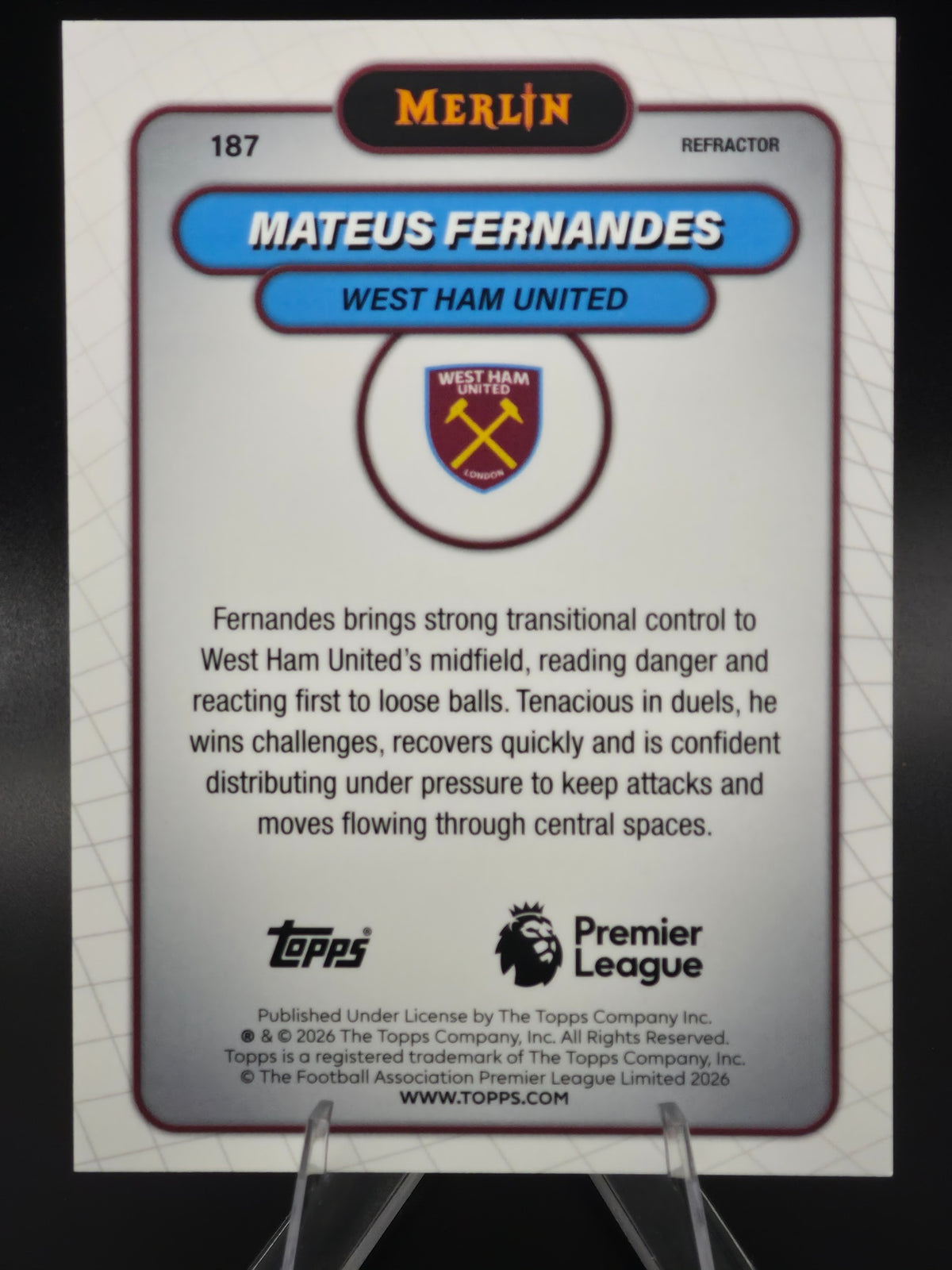 Card back photo