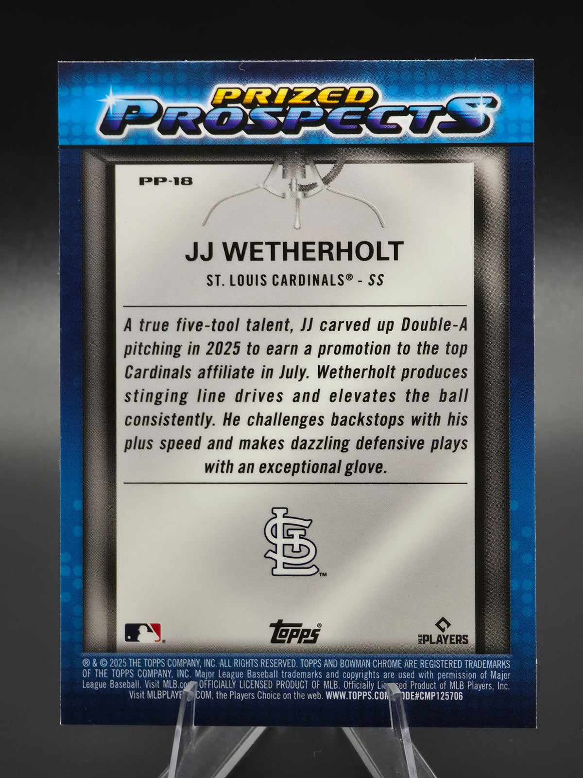 Card back photo