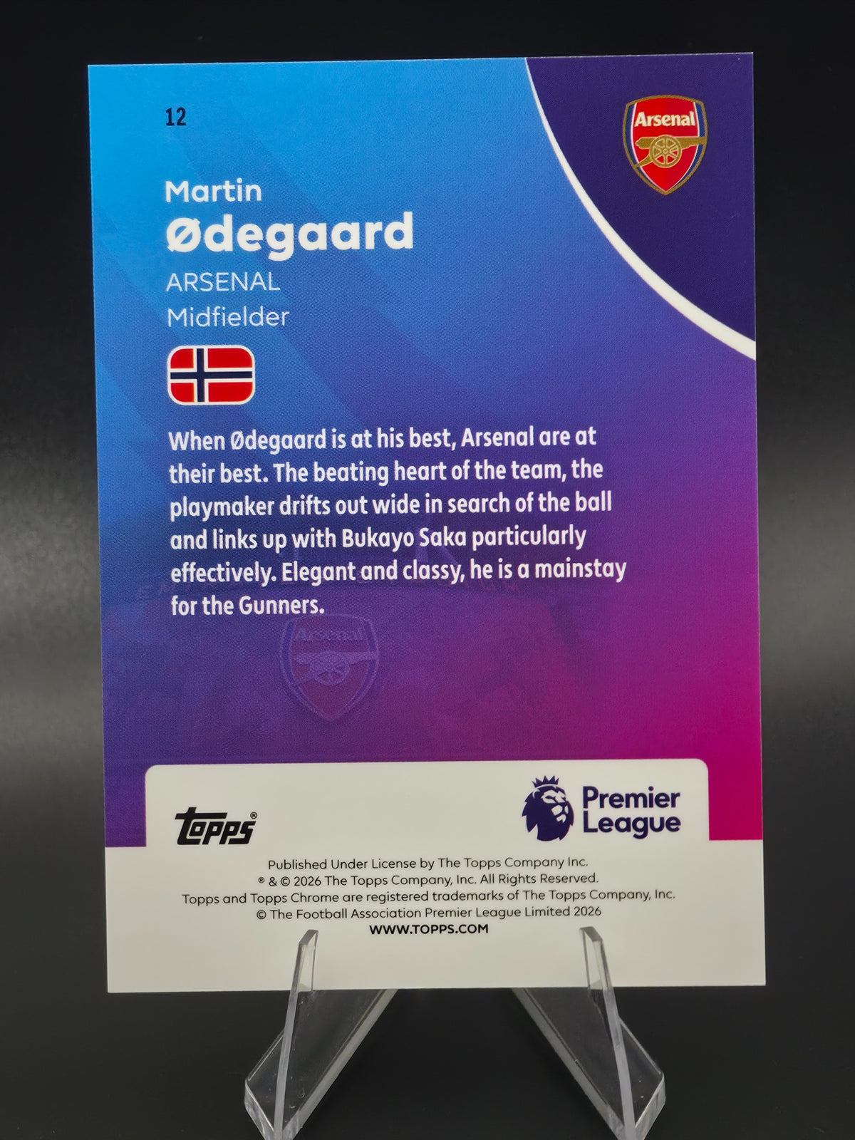 Card back photo