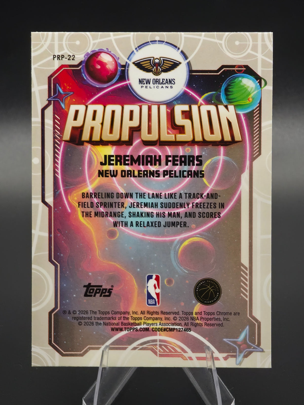 Card back photo