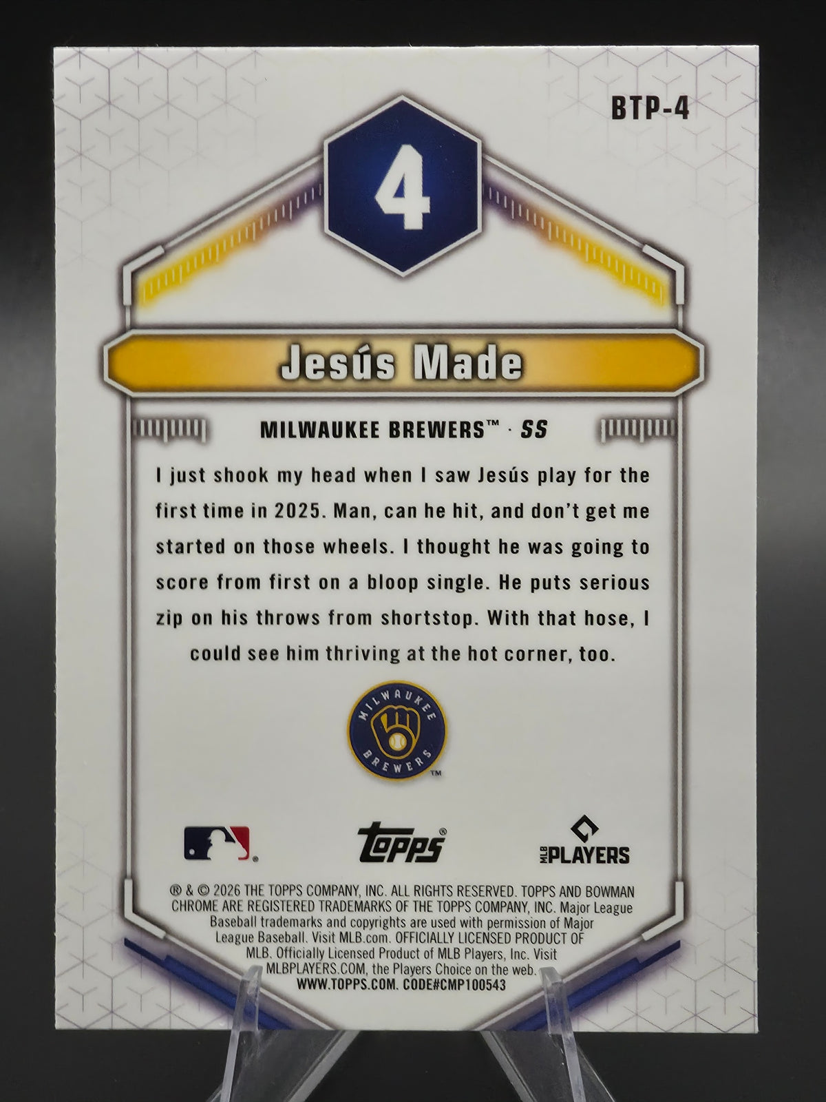 Card back photo