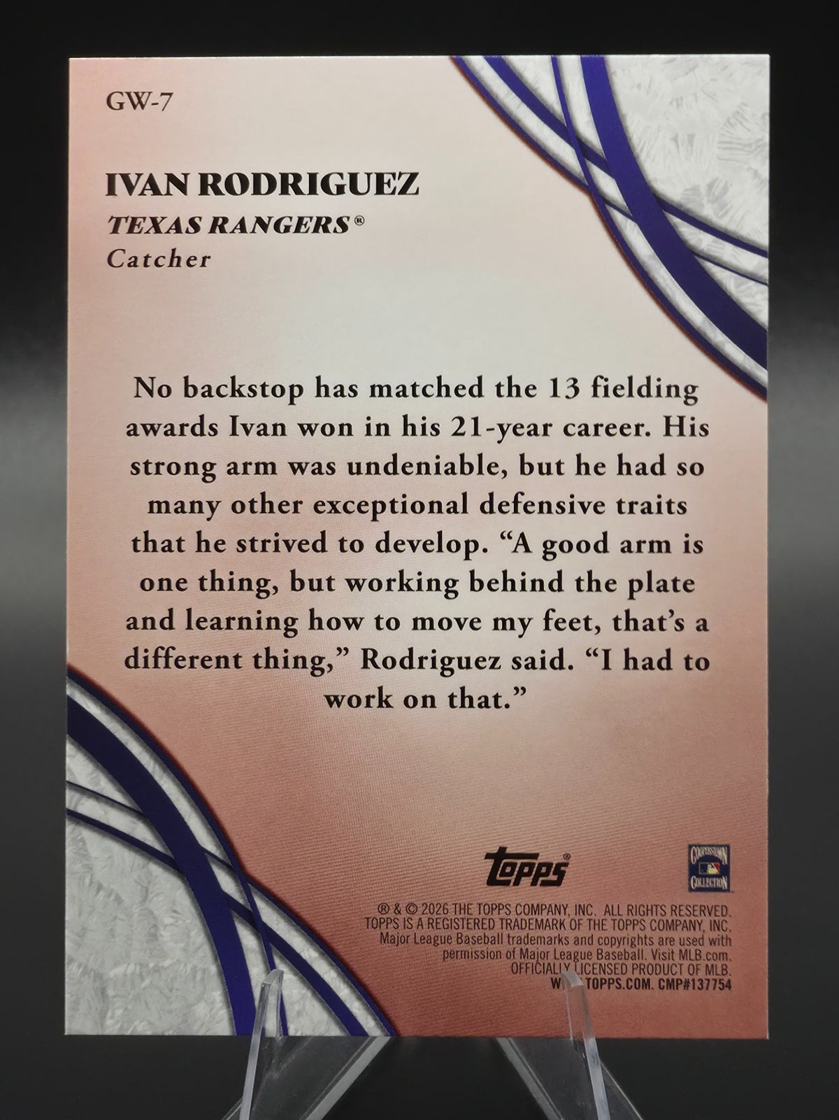 Card back photo