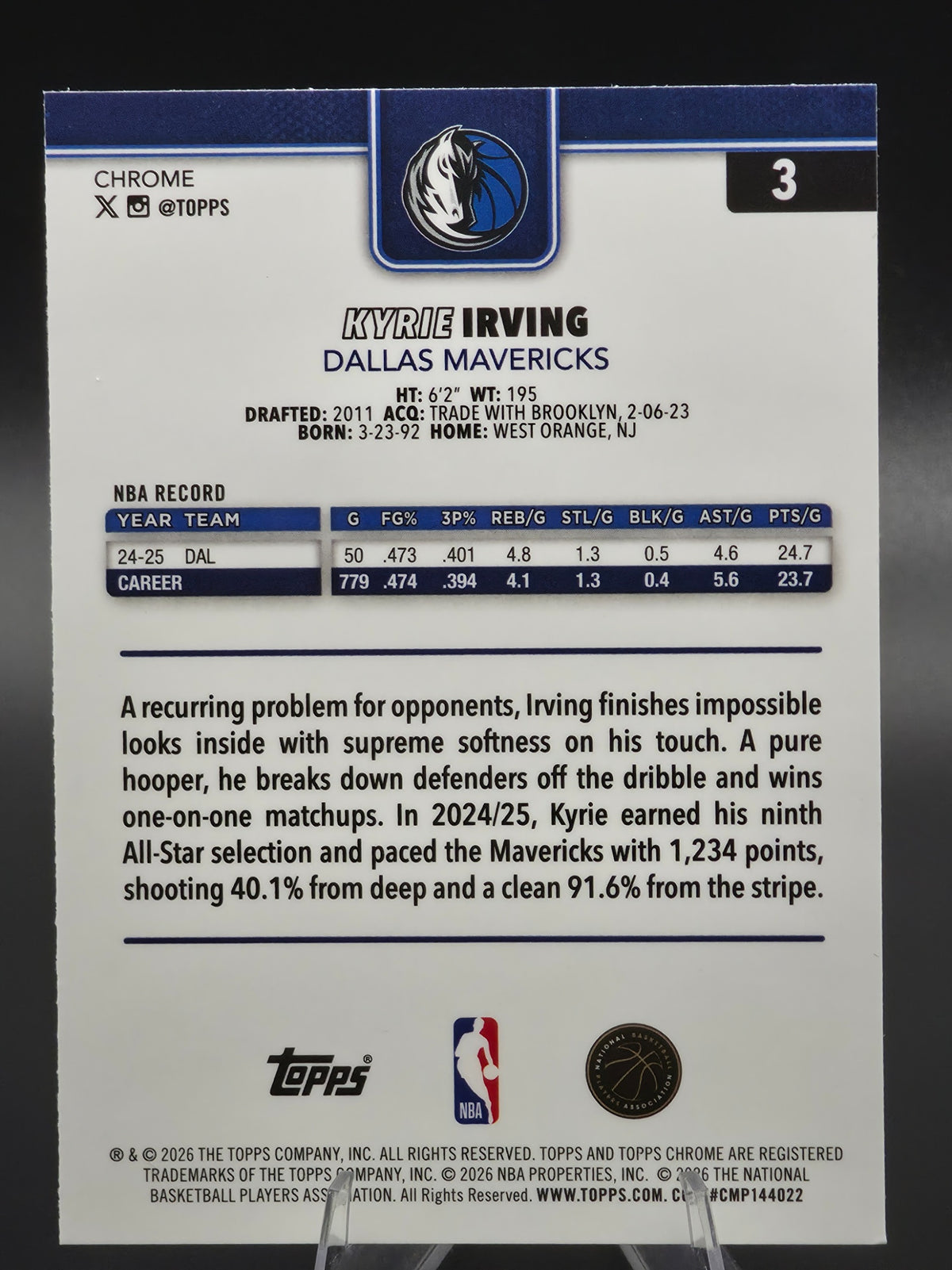 Card back photo