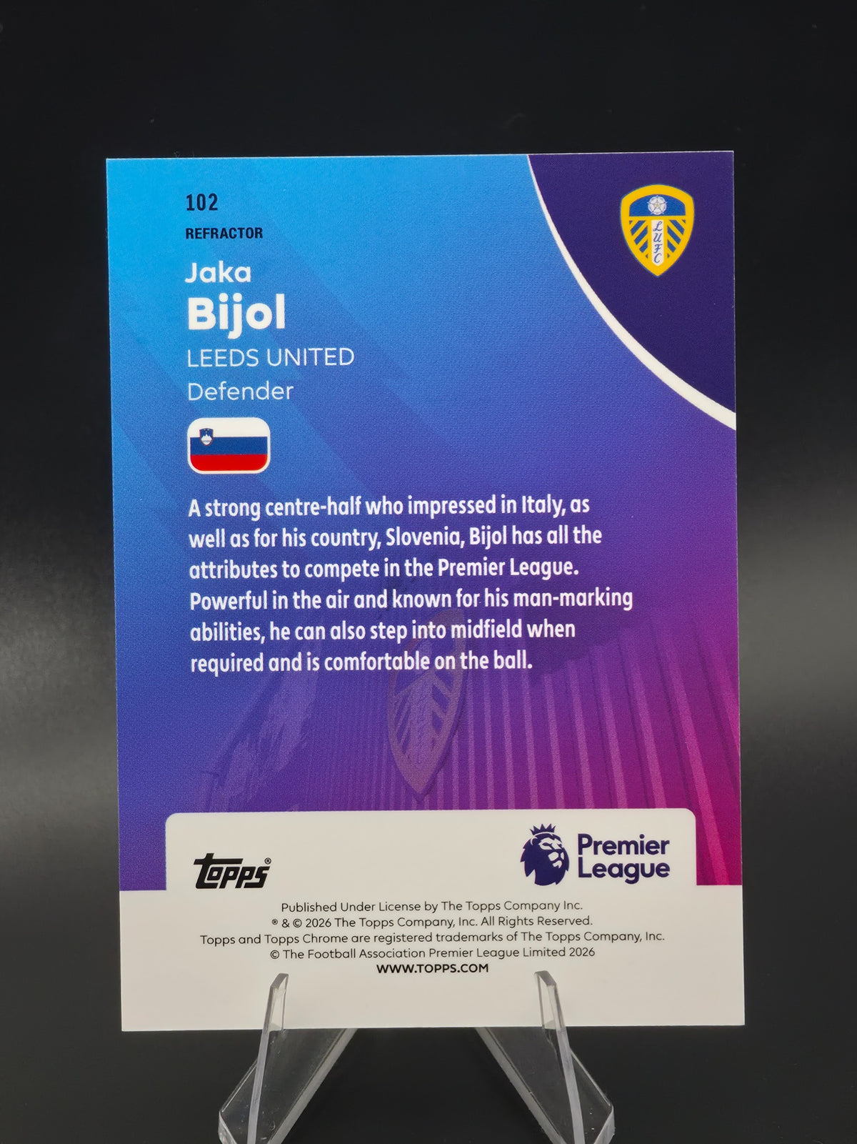Card back photo