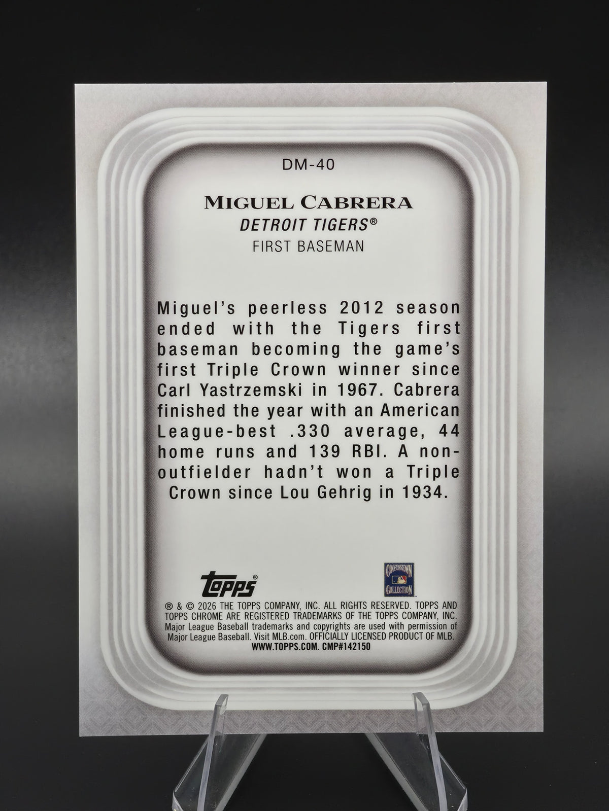 Card back photo