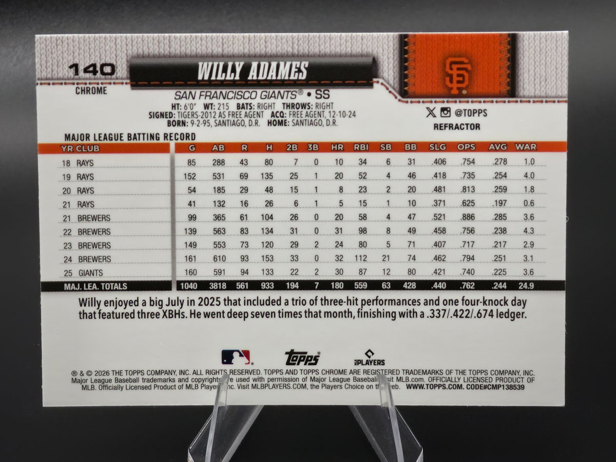 Card back photo