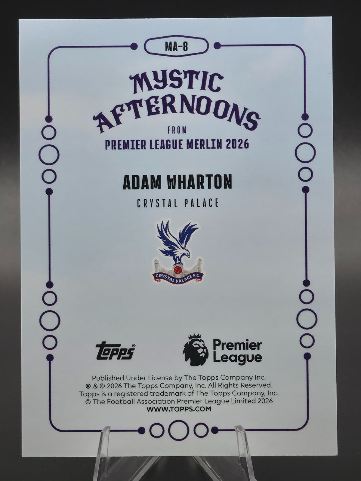 Card back photo