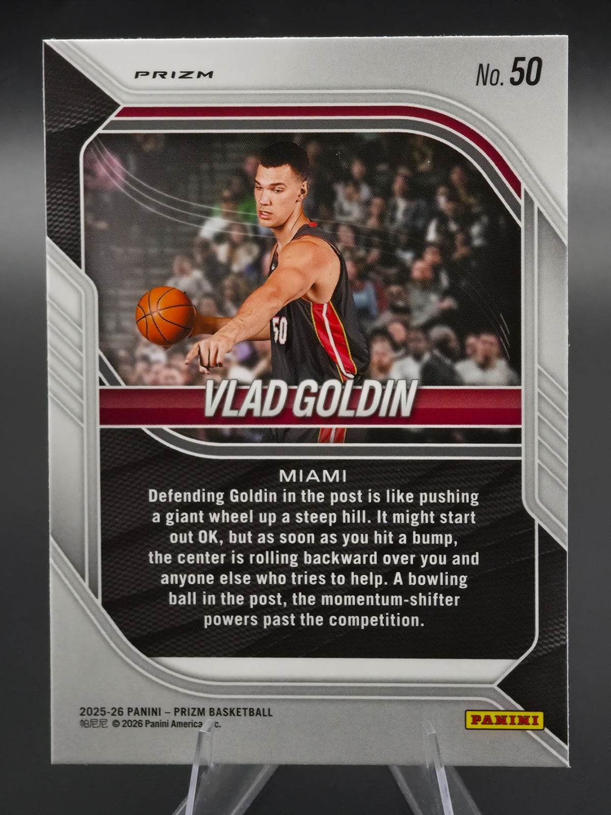 Card back photo