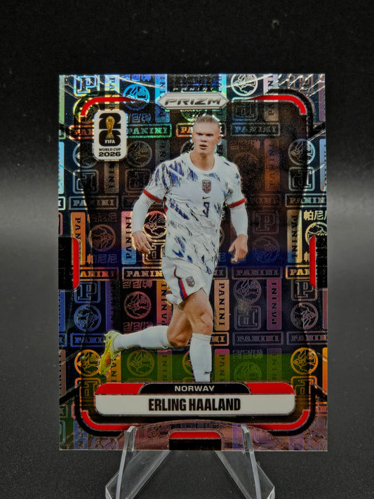 2026 Panini Prizm FIFA World Cup Erling Haaland Panini Logo Parallel 29/61 #333 Norway