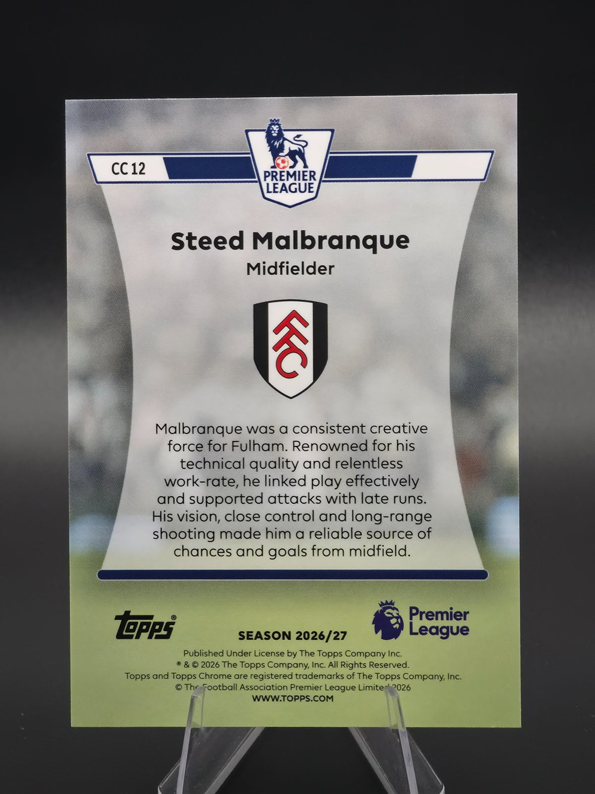 Card back photo