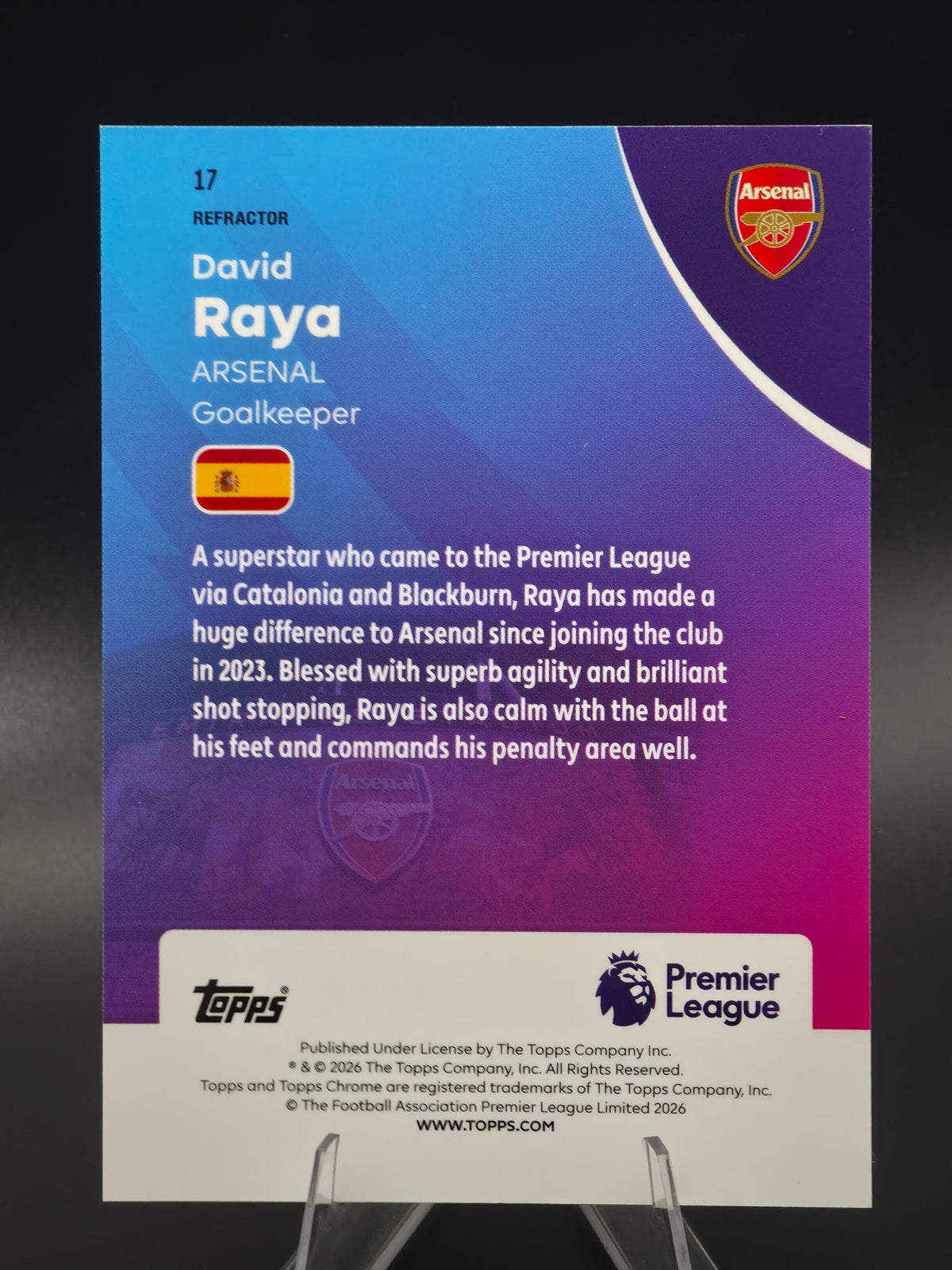 Card back photo