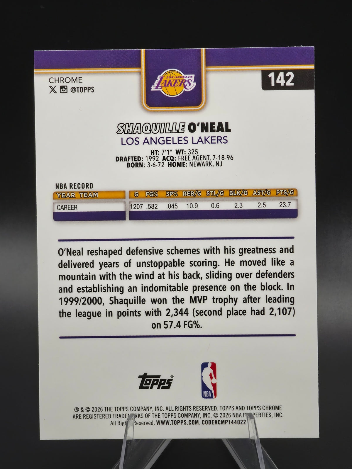 Card back photo