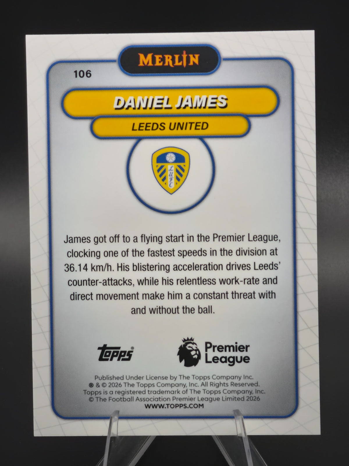 Card back photo