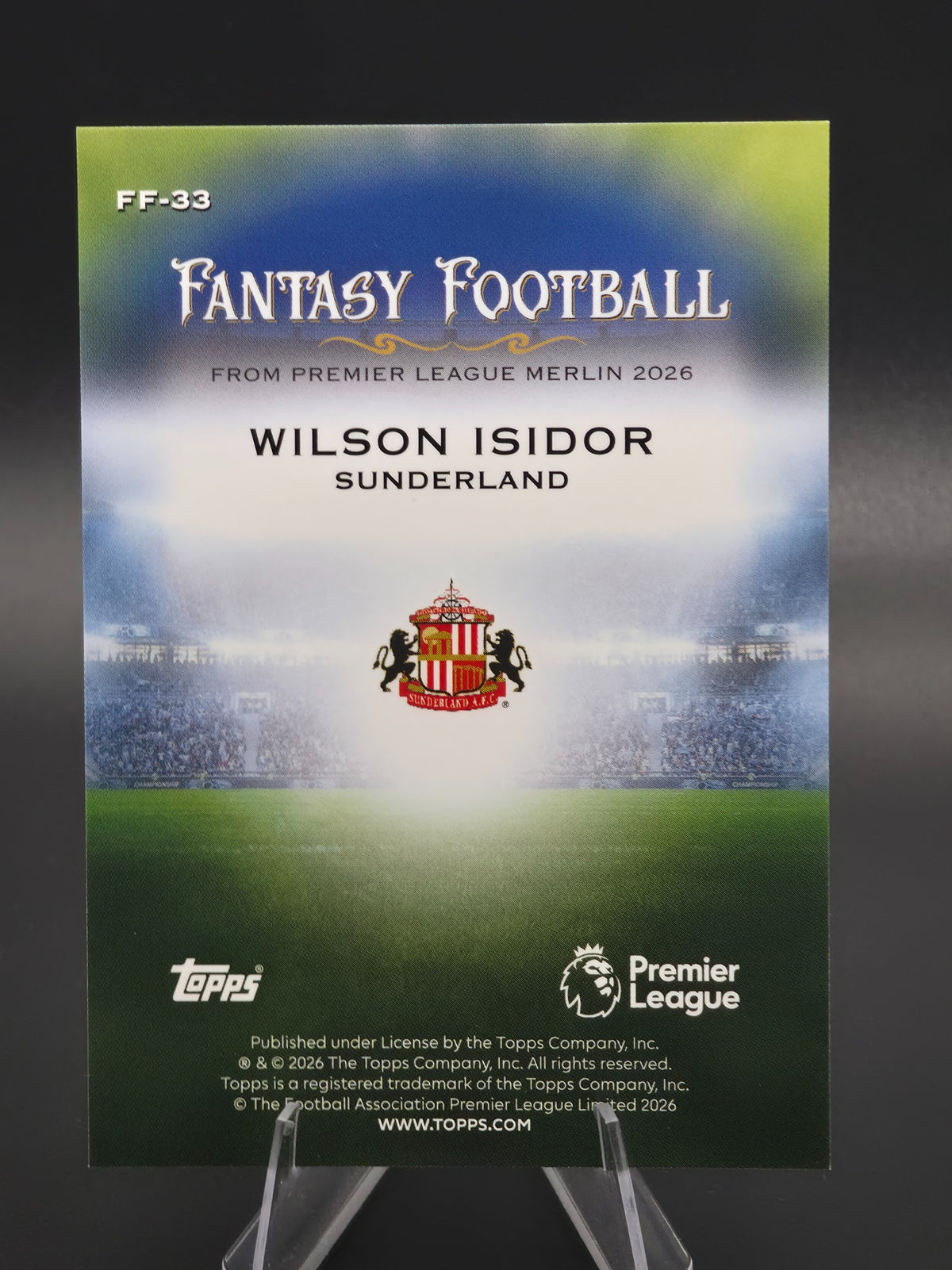 Card back photo