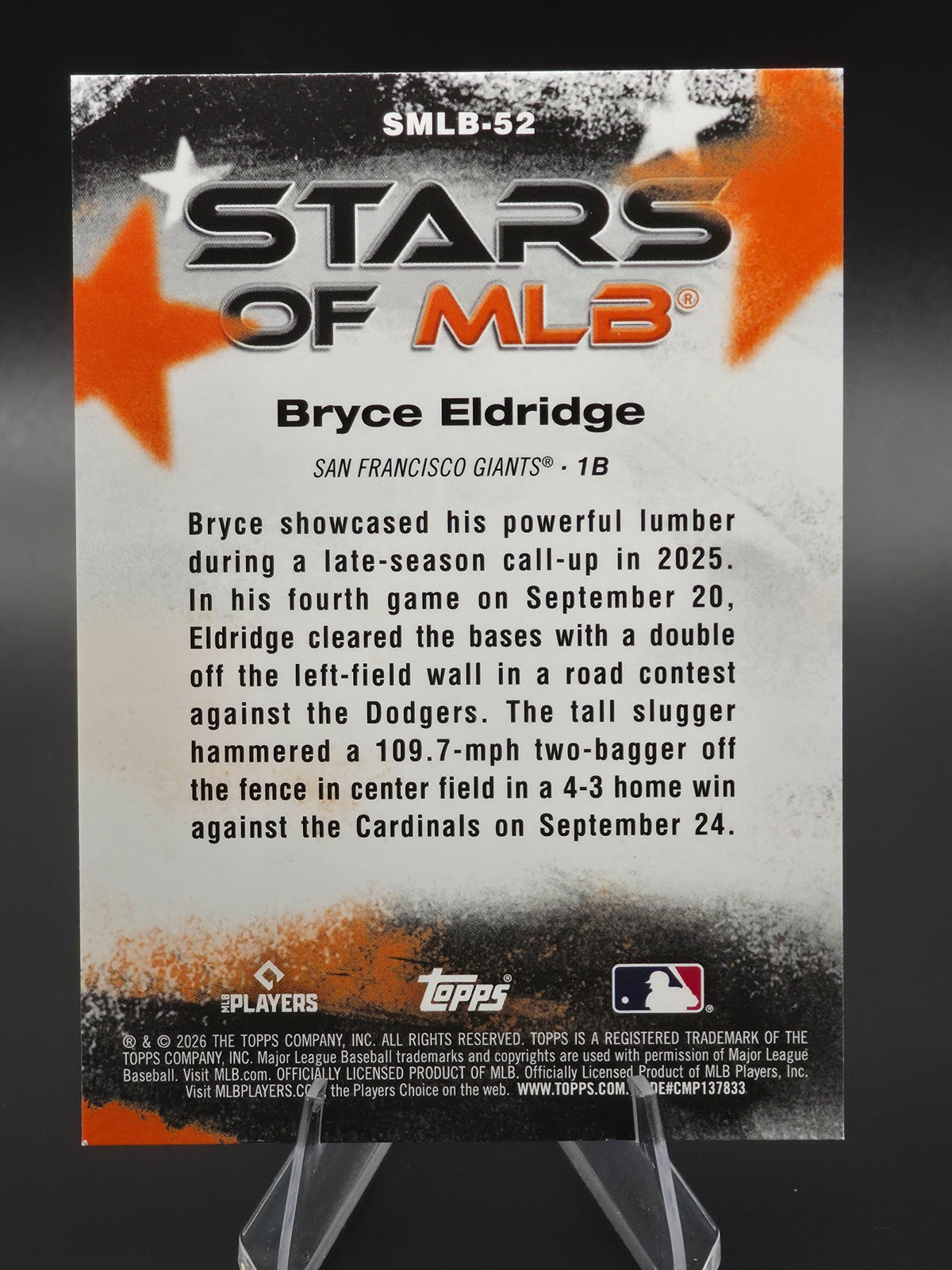 Card back photo