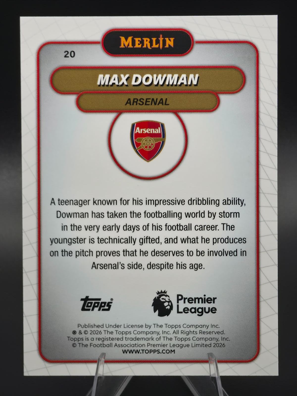 Card back photo