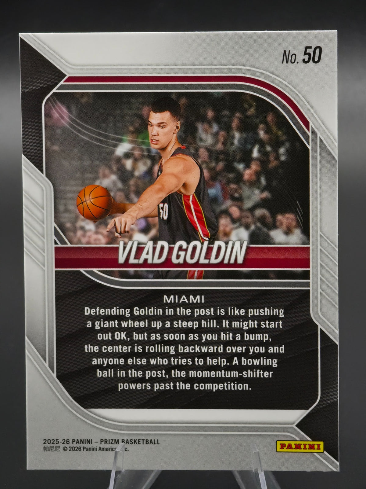 Card back photo