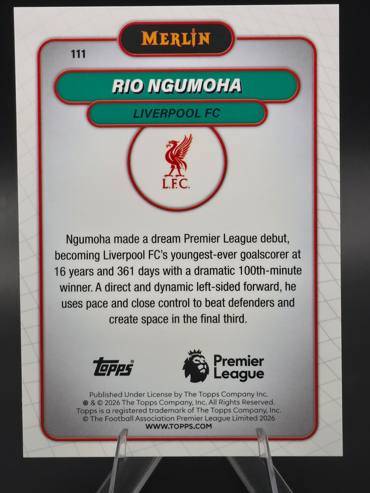 Card back photo