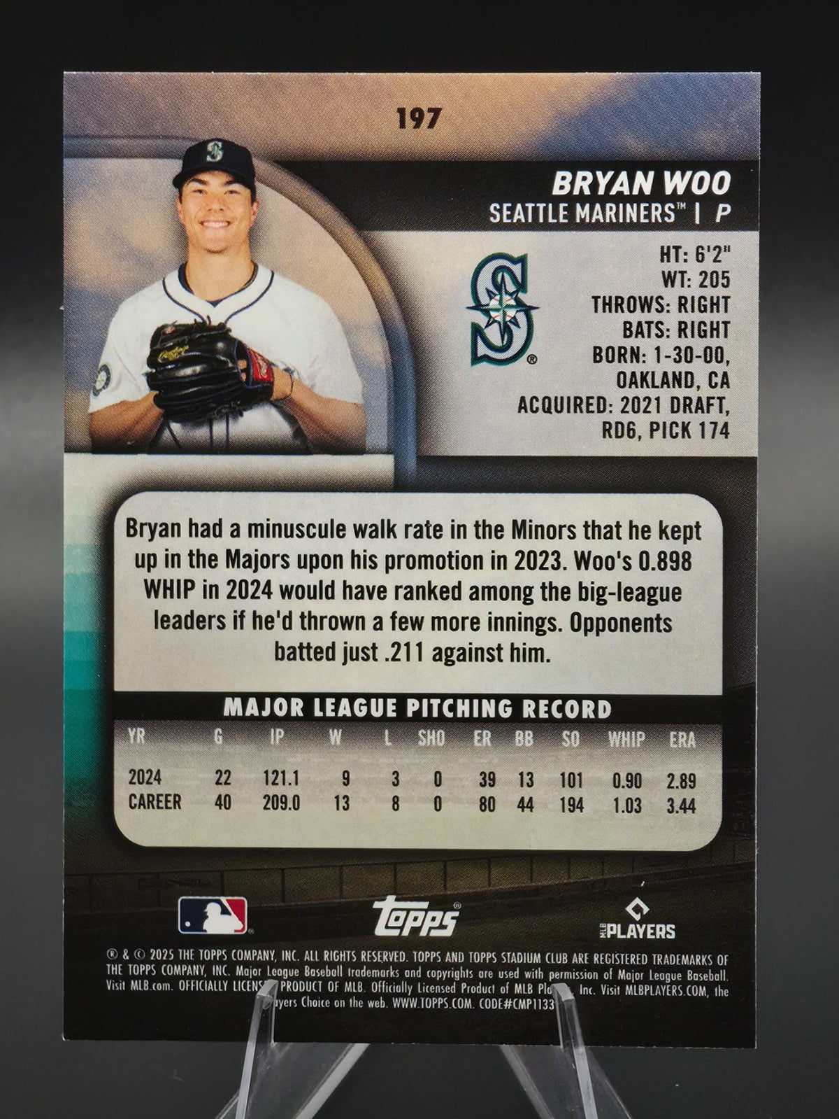 Card back photo