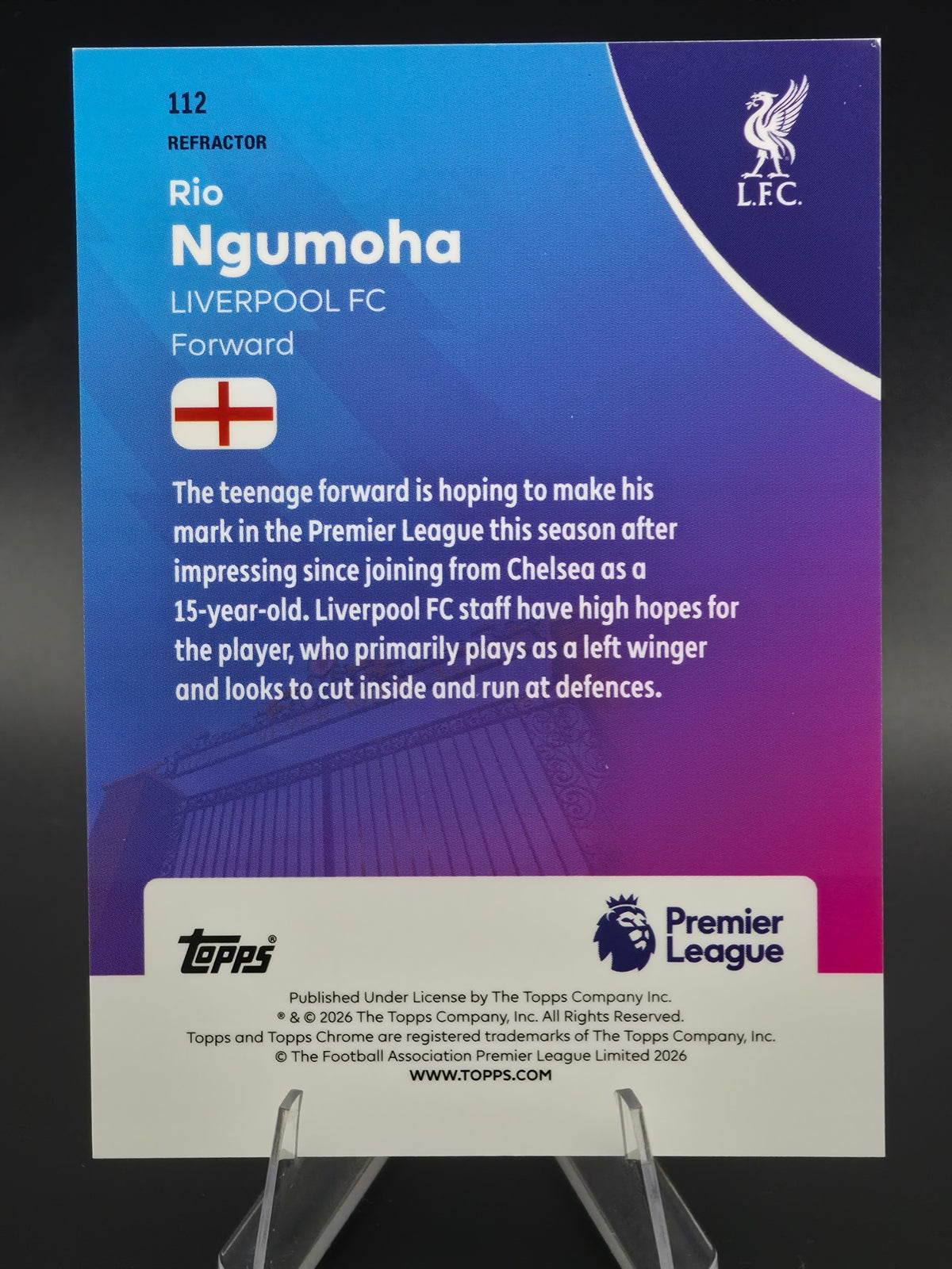 Card back photo