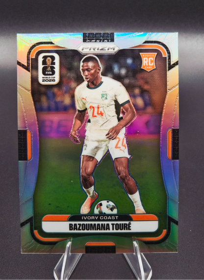 2026 Panini Prizm FIFA World Cup Bazoumana Touré Silver Rookie #252 Ivory Coast