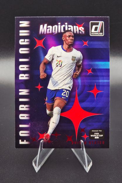2025-26 Panini Donruss Road to FIFA World Cup 26 Folarin Balogun Magicians #9 United States