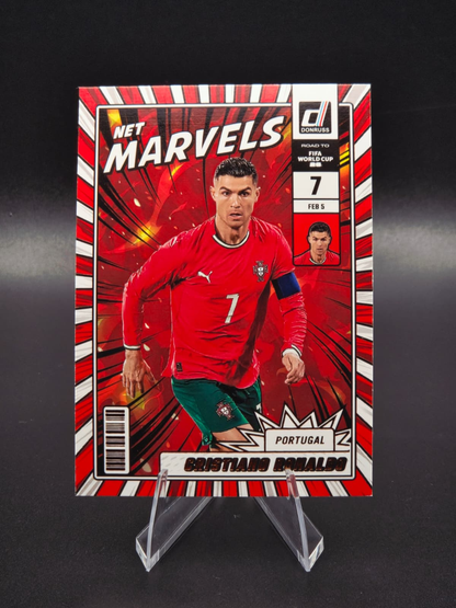 2025-26 Panini Donruss Road to FIFA World Cup 26 Cristiano Ronaldo Net Marvels #2 Portugal