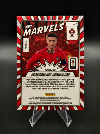 2025-26 Panini Donruss Road to FIFA World Cup 26 Cristiano Ronaldo Net Marvels #2 Portugal
