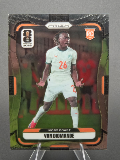 2026 Panini Prizm FIFA World Cup Yan Diomande Silver Rookie #257 Ivory Coast